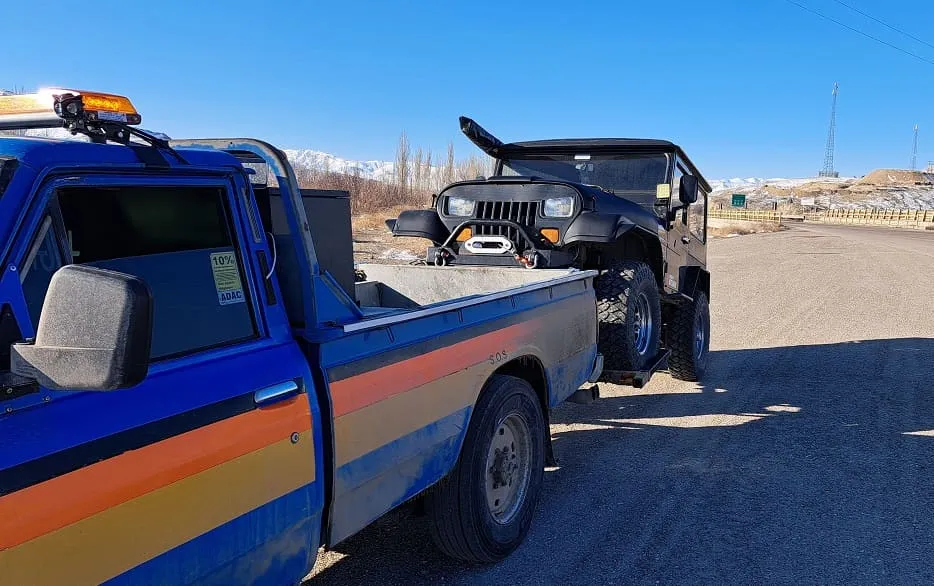 امداد خودرو اتوبان ساوه همدان